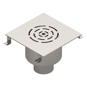 Plakali yer suzgeci anti-bakteriyel alttan oval PAC-30-5-PLP-F-OD - 1