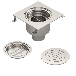 Plakali yer suzgeci anti-bakteriyel alttan oval PAC-30-5-PLP-F-OD - 3