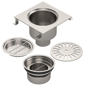 Plakali yer suzgeci anti-bakteriyel alttan oval PAC-30-5-PLP-F-OD - 4