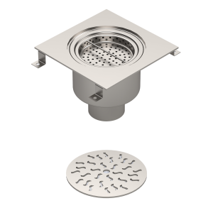 Plakali yer suzgeci anti-bakteriyel alttan yagmur PAC-30-5-PLP-F-YD - 2