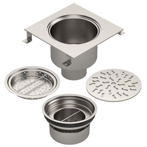 Plakali yer suzgeci anti-bakteriyel alttan yagmur PAC-30-5-PLP-F-YD - 4